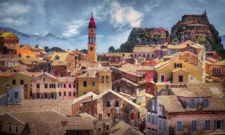 The island of Corfu in Greece
