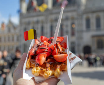 Waffle from Brussels